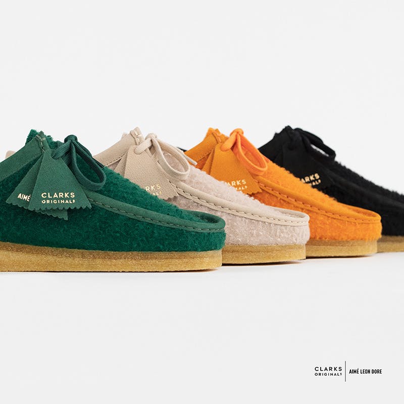 Clarks x aime leon dore wallabee